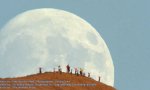 Lustiges Video : Mondaufgang über dem Mission Peak