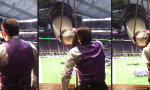 Funny Video - Wikingerhorn im Stadion