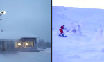 Lustiges Video : Kleiner Ausflug mit der Weihnachtsdrohne