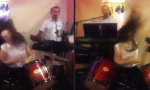 Funny Video : Dorf-Emanze am Schlagzeug