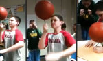 Funny Video : Basketball Spinning Next Level