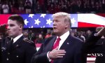 Trump braucht Nachhilfe bei Nationalhymne