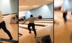 Lustiges Video : Profi auf der Bowlingbahn