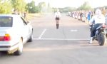 Auto vs Motorrad - Wer wohl gewinnt?