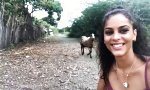 Selfie mit der Ziege
