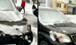 Movie : Eis vom Auto hämmern