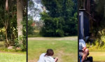 Lässig durch den Hintergarten