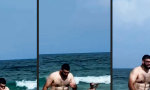 Lustiges Video : Strandfigur im Nullkommanichts