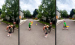 Lustiges Video : Sich Baseball-Nachwuchs angeln