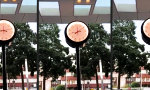 Lustiges Video : Wenn die Zeit mal wieder quer steht