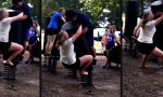 Lustiges Video : Warnung kam rechtzeitig