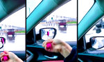Lustiges Video : Reichweite: ein Auto weiter