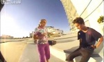 Lustiges Video : Keine Vorliebe für Skateboarder