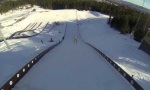 Funny Video - Nackt-Skispringen