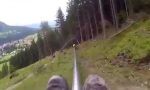 Nötigung auf der Sommerrodelbahn