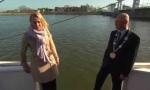 Interview auf einem Boot